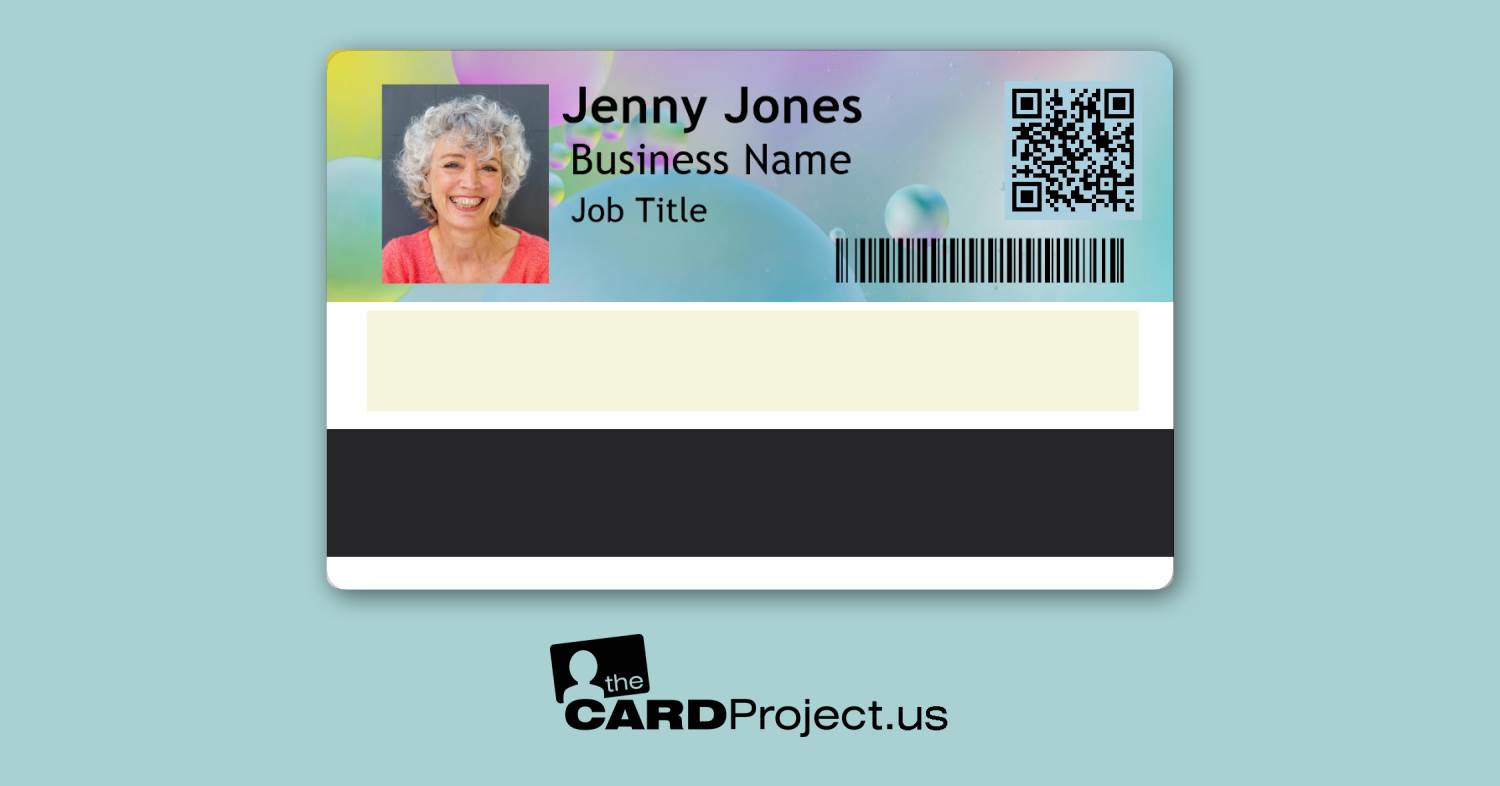 Employee ID Card Double Design 11 (REAR)